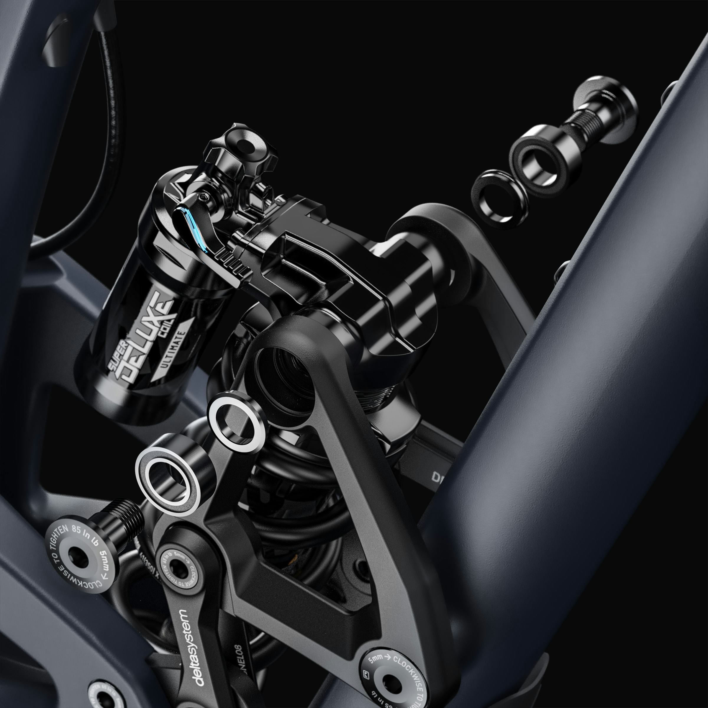 Evil Insurgents integrated trunnion mount shock spacers